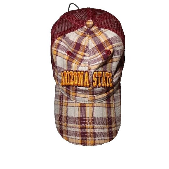 Arizona State Sun Devils ASU The Game Hat Snapback Baseball Cap Plaid - Picture 1 of 9